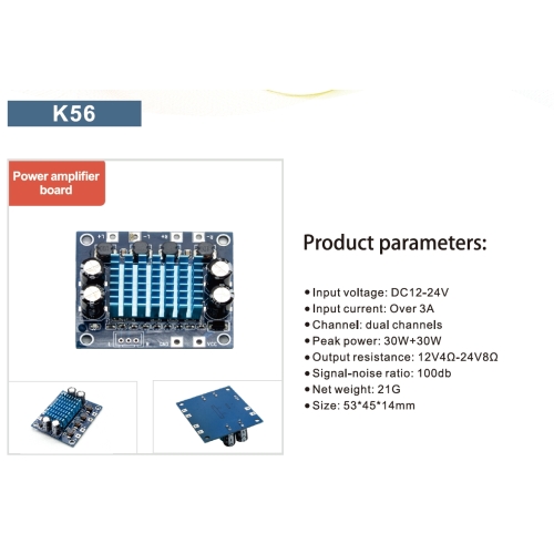 Amplifier Board Model No.K56