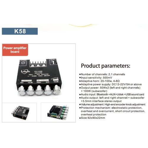 Amplifier Board Model No.K58